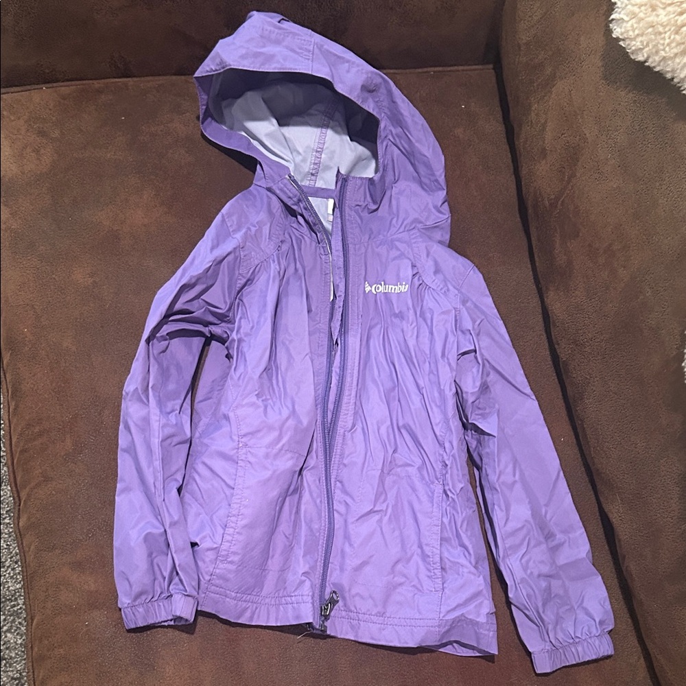 Columbia Girls' Purple Rain Jacket